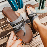 Women Dressy Summer Flat Sandals
