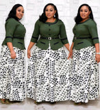 2XL-6XL Plus Size Christmas Dress African Dresses For Women Clothing Winter Dashiki Robe Femme Party Maxi Dress African Clothes