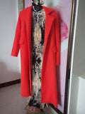 ElveswalleT Vintage Long Dress Popular Full Sleeve Spring Fall New Loose A-Line Printed Leopard Pleated Women Dress Elegant Robe y1470
