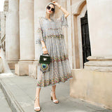 ElveswalleT Trends   high quality New Summer Brand Fashion Women High-end Luxury Vintage Sexy Slim Elegant Bead Embroidered Stitch Strap Lace Dress Y16