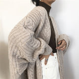 New Women's Sweaters Autumn Winter Fashionable Bat Sleeve Cardigans Warm Wild Knitwear Tops