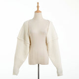 Sexy cropped cardigan knitted short cardigan sweaters for women fashion cute tops korean style long sleeve top batwing sleeve