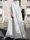 Turkey Muslim Women Long Dress Moroccan Kaftan Solid Maxi Vestidos Elegant Robe Femme Musulman Prayer Garment Islamic Clothing