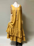 Elveswallet Lagenlook Dress Petticoat With Vintage Style